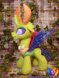 Size: 2304x3072 | Tagged: safe, artist:1stastrastudio, imported from derpibooru, thorax, changedling, changeling, irl, king thorax, photo, plushie, solo