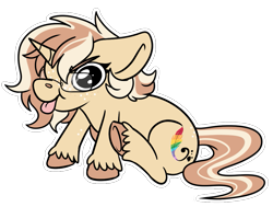 Size: 991x751 | Tagged: safe, artist:rokosmith26, imported from derpibooru, oc, oc only, oc:lulubell, pony, unicorn, angy, big eyes, cheeky, chibi, commission, cute, derp, female, floppy ears, glasses, horn, mare, simple background, sitting, solo, tongue out, transparent background, underhoof, unicorn oc, unshorn fetlocks, ych result, your character here