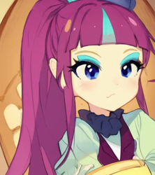 Size: 512x576 | Tagged: safe, edit, edited screencap, editor:luckreza8, imported from derpibooru, screencap, sour sweet, human, dance magic, equestria girls, spoiler:eqg specials, ai content, ai generated, anime, female, generator:pinegraph