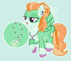 Size: 2079x1795 | Tagged: safe, artist:pastelnightyt, imported from derpibooru, oc, oc:mary jane, pegasus, pony, female, mare, offspring, parent:tree hugger, parent:zephyr breeze, parents:zephyrhugger, solo