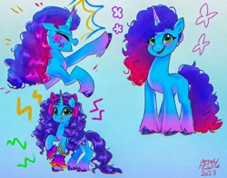 Size: 1368x1074 | Tagged: safe, artist:petaltwinkle, imported from derpibooru, pony, unicorn, spoiler:g5, cute, freckles, g5, misty brightdawn, mistybetes, solo, toy interpretation