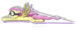 Size: 1024x512 | Tagged: safe, artist:draconis-de-christus, imported from derpibooru, fluttershy, pegasus, pony, hurricane fluttershy, determination, determined, determined look, flying, goggles, gritted teeth, simple background, solo, teeth, transparent background