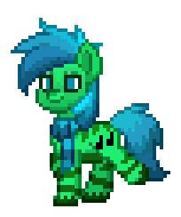 Size: 204x244 | Tagged: safe, imported from derpibooru, oc, oc only, oc:zetter-berg, earth pony, pony, pony town, animated, clothes, gif, male, pixel art, pony oc, scarf, simple background, solo, striped scarf, transparent background, walk cycle, walking