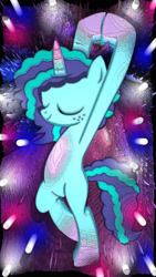 Size: 1280x2277 | Tagged: safe, artist:artworkpony217, imported from derpibooru, pony, unicorn, eyes closed, g5, misty, solo
