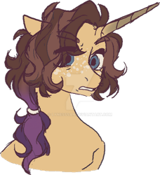 Size: 400x439 | Tagged: safe, artist:lynesssan, imported from derpibooru, oc, oc:umbra, pony, unicorn, deviantart watermark, female, mare, obtrusive watermark, simple background, solo, transparent background, watermark