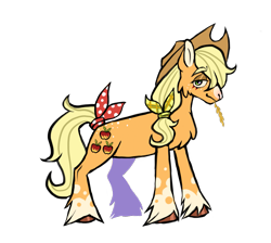 Size: 2027x1818 | Tagged: safe, artist:redsnout, imported from derpibooru, applejack, earth pony, pony, simple background, solo, straw in mouth, transparent background, unshorn fetlocks