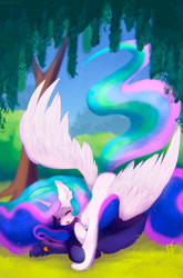 Size: 1280x1938 | Tagged: safe, artist:astralblues, imported from derpibooru, princess celestia, princess luna, alicorn, pony, female, royal sisters, siblings, sisters