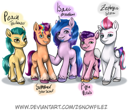 Size: 1024x893 | Tagged: safe, artist:zsnowfilez, imported from derpibooru, hitch trailblazer, izzy moonbow, pipp petals, sunny starscout, zipp storm, earth pony, pegasus, pony, unicorn, facial hair, female, g5, goatee, harness pathfinder, isaac crestie, male, mane five (g5), mare, pip corolla, rule 63, sideburns, simple background, stallion, sun starchaser, transparent background, unshorn fetlocks, zip cyclone