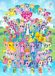 Size: 827x1142 | Tagged: safe, alternate version, artist:marco albiero, imported from derpibooru, applejack (g1), baby blossom, baby cotton candy, baby cuddles, baby firefly, baby glory, baby moondancer, baby surprise, baby tiddlywinks, backstroke, blossom, blue belle, brandy, bubbles (g1), butterscotch (g1), cherries jubilee, confetti (g1), cotton candy (g1), duck soup, ember (g1), firefly, flutterbye, glory, gusty, heart throb, high tide, lemon drop, lickety split, lickety-split, majesty, medley, minty, minty (g1), moondancer (g1), moonstone, parasol (g1), peachy, pinwheel, posey, powder, sand dollar, sea breeze, sea mist, sea shimmer, sea star, sealight, seashell (g1), seawinkle, skydancer, skyflier, snuzzle, sparkler (g1), spike (g1), splasher, sprinkles (g1), starflower, sunbeam, sundance, sunlight (g1), surf rider, surprise, tickle (g1), tiny bubbles, tootsie, trickles, twilight, twinkles, wave jumper, wavedancer, whitecap, windy (g1), earth pony, pegasus, pony, sea pony, unicorn, adorabeam, adorabledancer, adorabye, adoraflier, adoraflower, adoralight, adoraprise, adorastroke, baby adoraprise, baby blossomdorable, baby cottoncandybetes, baby dancerbetes, baby flyabetes, baby glorybetes, baby tiddlybetes, blossomdorable, bluebellebetes, bow, bow tie (g1), brandybetes, bubblebetes, cherries cuteilee, coat markings, confettibetes, cottoncandybetes, cuddlebetes, cute, cutie shimmer, diatoots, diatrickles, diawheeles, dollarbetes, ember (blue), ember (pink), ember's dream, facial markings, female, flyabetes, g1, g1 adorabreeze, g1 adorascotch, g1 adorashell, g1 adorastone, g1 dancerbetes, g1 emberbetes, g1 jackabetes, g1 licketybetes, g1 mintabetes, g1 paracute, g1 six, g1 spikabetes, g1 sprinklebetes, g1 to g4, g1 twiabetes, g1 windybetes, g3, g4, generation leap, glorybetes, gustybetes, heartthrobetes, jumperdorable, lemondropabetes, lots of characters, majestorable, male, medleybetes, my little pony logo, peachybetes, poseybetes, powderbetes, rainbow, rainbow of light, sea ponies, sea stawwr, sealightabetes, seamistabetes, snuzzlebetes, soupabetes, sparklerdorable, splasherbetes, star (coat marking), starshine (g1), stawwrshine, sundawwnce, surfabetes, surprise (g1), tail, tail bow, ticklebetes, tideabetes, tieabetes, tinydorable, tropical ponies, twinklebetes, wall of tags, wavedorable, whitecapabetes, winklebetes