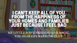 Size: 1920x1080 | Tagged: safe, edit, edited screencap, editor:quoterific, imported from derpibooru, screencap, gallus, ocellus, sandbar, silverstream, smolder, yona, the hearth's warming club, bookshelf, school of friendship, student six