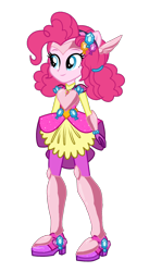 Size: 1080x1965 | Tagged: safe, artist:deviantfantastic, imported from derpibooru, pinkie pie, human, equestria girls, crystal guardian, gemplified, simple background, solo, transparent background