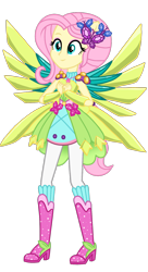 Size: 1080x1980 | Tagged: safe, artist:deviantfantastic, imported from derpibooru, fluttershy, human, equestria girls, crystal guardian, gemplified, simple background, solo, transparent background