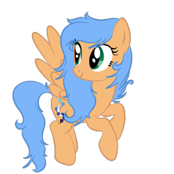 Size: 2000x2000 | Tagged: safe, artist:magicpebbles, imported from derpibooru, oc, oc only, oc:fae, pegasus, pony, female, looking back, mare, pegasus oc, simple background, solo, spread wings, transparent background, wings