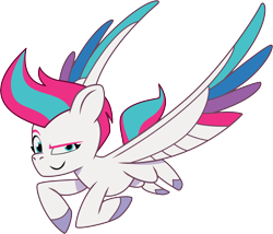 Size: 6305x5391 | Tagged: safe, imported from derpibooru, zipp storm, pegasus, pony, female, g5, mare, my little pony: tell your tale, netflix, official, simple background, solo, spread wings, transparent background, wings