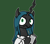 Size: 2048x1821 | Tagged: safe, artist:ewoudcponies, imported from derpibooru, queen chrysalis, changeling, changeling queen, clipboard, female, green background, simple background, solo, white sclera