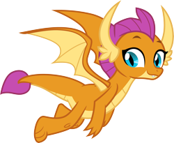 Size: 3665x3000 | Tagged: safe, artist:cloudy glow, imported from derpibooru, smolder, father knows beast, .ai available, flying, simple background, solo, transparent background, vector