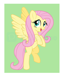 Size: 5992x7224 | Tagged: safe, artist:milkyboo898, imported from derpibooru, fluttershy, pegasus, pony, abstract background, simple background, solo