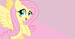 Size: 4096x2160 | Tagged: safe, artist:milkyboo898, imported from derpibooru, fluttershy, pegasus, pony, hind legs, solo, wallpaper