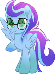 Size: 717x964 | Tagged: safe, artist:homeshine, artist:lincolnbrewsterfan, derpibooru exclusive, imported from derpibooru, oc, oc only, oc:homeshine, pegasus, pony, my little pony: the movie, rainbow roadtrip, .svg available, colored pupils, cute, cute face, cute smile, female, folded wings, gift art, glasses, gradient hooves, gradient mane, gradient tail, green eyes, happy, highlights, hoof heart, inkscape, interpretation, looking at you, mare, movie accurate, ocbetes, one wing out, pegasus oc, present, shading, simple background, smiling, smiling at you, solo, special, spread wings, svg, tail, transparent background, two toned mane, two toned tail, underhoof, vector, wings