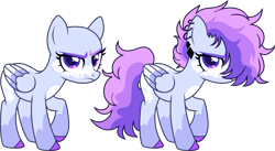 Size: 4031x2211 | Tagged: safe, artist:kurosawakuro, imported from derpibooru, oc, oc only, pegasus, pony, base used, female, magical lesbian spawn, mare, offspring, parent:night glider, parent:sugar belle, parents:sugarglider, pegasus oc, simple background, solo, transparent background