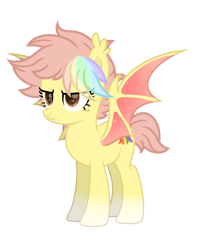 Size: 2400x3000 | Tagged: safe, artist:ponkus, imported from derpibooru, oc, oc:ponkus, bat pony, pony, base used, bat pony oc, bat wings, brown eyes, ear fluff, eyelashes, fangs, female, mare, short mane, short tail, simple background, solo, sparkles, tail, transparent background, wings