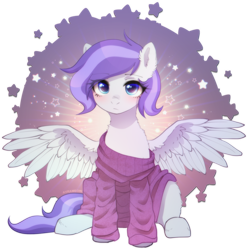 Size: 2091x2112 | Tagged: safe, alternate version, artist:avrameow, imported from derpibooru, part of a set, oc, oc only, pegasus, pony, alternate character, clothes, commission, oversized clothes, pegasus oc, simple background, solo, sweater, transparent background, ych result