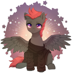 Size: 2091x2112 | Tagged: safe, alternate version, artist:avrameow, imported from derpibooru, part of a set, oc, oc only, pegasus, pony, alternate character, clothes, commission, oversized clothes, pegasus oc, simple background, solo, sweater, transparent background, ych result