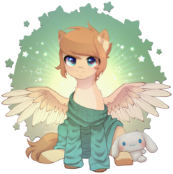 Size: 2091x2112 | Tagged: safe, alternate version, artist:avrameow, imported from derpibooru, part of a set, oc, oc only, pegasus, pony, alternate character, clothes, commission, oversized clothes, pegasus oc, simple background, solo, sweater, transparent background, ych result