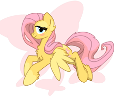 Size: 880x724 | Tagged: safe, artist:solixy406, imported from derpibooru, fluttershy, cutie mark background, simple background, solo, white background