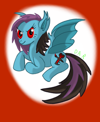 Size: 1746x2128 | Tagged: safe, artist:gracefulart693, imported from derpibooru, oc, oc only, bat pony, pony, abstract background, bat pony oc, bat wings, eyelashes, female, mare, red eyes, smiling, solo, wings