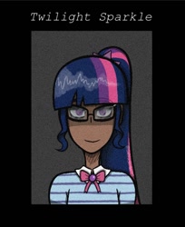 Size: 1115x1366 | Tagged: safe, artist:coffinslumber22, imported from derpibooru, sci-twi, twilight sparkle, human, equestria girls, female, human coloration, solo