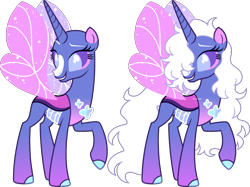 Size: 3485x2601 | Tagged: safe, artist:kurosawakuro, imported from derpibooru, oc, oc only, changepony, base used, female, offspring, parent:pharynx, parent:princess luna, parents:lunarynx, simple background, solo, transparent background