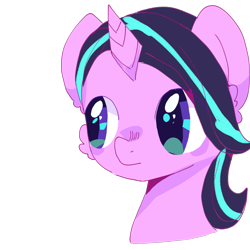 Size: 1080x1080 | Tagged: safe, artist:评论区ky别的cp给爷爬, imported from derpibooru, starlight glimmer, pony, unicorn, bust, female, mare, portrait, simple background, solo, transparent background