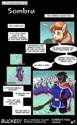 Size: 634x1024 | Tagged: safe, artist:bucked, imported from derpibooru, king sombra, anthro, earth pony, shadow pony, comic:sombra's final lesson