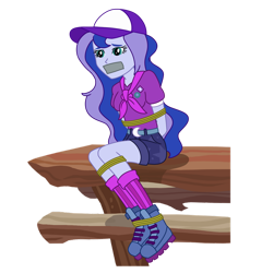 Size: 894x894 | Tagged: safe, artist:splendidbondage, imported from derpibooru, princess luna, human, equestria girls, legend of everfree, bondage, bound and gagged, cap, female, gag, hat, simple background, solo, tape, tape gag, tied up, transparent background, vice principal luna