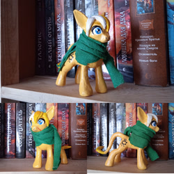 Size: 1920x1920 | Tagged: safe, imported from derpibooru, oc, oc only, earth pony, book, bookshelf, photo, solo