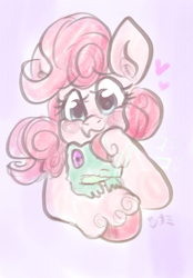 Size: 1640x2360 | Tagged: safe, artist:mimiporcellini, imported from derpibooru, gummy, pinkie pie, doodle