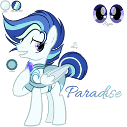 Size: 2048x2048 | Tagged: safe, artist:harmonyvitality-yt, imported from derpibooru, oc, oc only, oc:paradise, pegasus, pony, armor, base used, colored wings, hoof on chest, male, offspring, parent:princess cadance, parent:shining armor, parents:shiningcadance, pegasus oc, simple background, solo, stallion, transparent background, two toned wings, wings