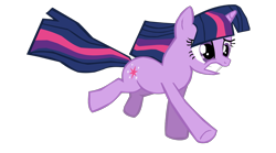 Size: 1280x710 | Tagged: safe, artist:benpictures1, imported from ponybooru, part of a set, twilight sparkle, pony, unicorn, dragon quest, cute, female, gritted teeth, inkscape, mare, running, simple background, solo, teeth, transparent background, twiabetes, unicorn twilight, vector