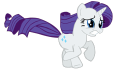 Size: 1280x738 | Tagged: safe, artist:benpictures1, imported from ponybooru, part of a set, rarity, pony, unicorn, dragon quest, cute, female, gritted teeth, inkscape, raribetes, running, scared, simple background, solo, teeth, transparent background, vector