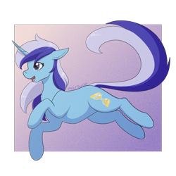 Size: 1000x1000 | Tagged: safe, artist:maravor, imported from derpibooru, minuette, pony, unicorn, curved horn, female, horn, mare, open mouth, simple background, solo, transparent background