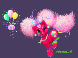 Size: 1213x911 | Tagged: safe, artist:dragonae, imported from derpibooru, pinkie pie, earth pony, clothes, g4, leg warmers, redesign, unshorn fetlocks