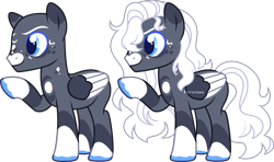 Size: 3214x1909 | Tagged: safe, artist:kurosawakuro, imported from derpibooru, oc, oc only, pegasus, pony, base used, colored wings, male, pegasus oc, simple background, solo, stallion, transparent background, two toned wings, wings