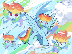 Size: 2160x1620 | Tagged: safe, artist:lendftcn, imported from derpibooru, rainbow dash, pegasus, pony, female, high res, mare, solo, spread wings, wings
