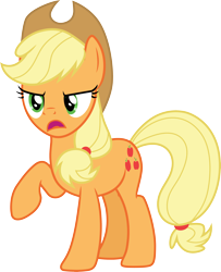 Size: 3000x3694 | Tagged: safe, artist:cloudy glow, imported from derpibooru, applejack, horse play, .ai available, simple background, solo, transparent background, vector