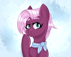 Size: 1280x1024 | Tagged: safe, artist:chimmcherr, imported from derpibooru, jasmine leaf, earth pony, pony, female, looking at you, mare, neckerchief, solo
