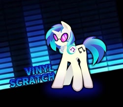 Size: 901x785 | Tagged: safe, artist:partyponypower, imported from derpibooru, dj pon-3, vinyl scratch, pony, unicorn, glasses, headphones, solo, standing