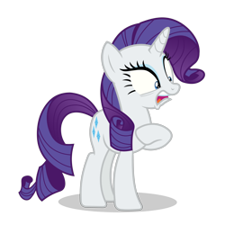 Size: 5000x5000 | Tagged: safe, artist:gypsykumquat, imported from derpibooru, rarity, pony, unicorn, .svg available, absurd resolution, female, hoof on chest, inkscape, show accurate, simple background, solo, surprised, transparent background, vector