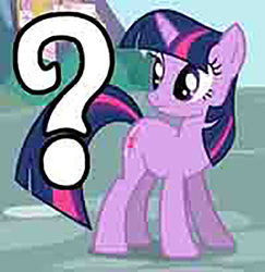 Size: 1000x1030 | Tagged: safe, imported from derpibooru, twilight sparkle, unicorn, meme, needs more jpeg, question mark, reaction image, unicorn twilight