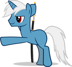 Size: 1783x1672 | Tagged: safe, artist:lelnn_189, imported from derpibooru, oc, oc only, oc:lelnn_189, unicorn, funny, horn, katana, simple background, solo, sword, transparent background, unicorn oc, weapon